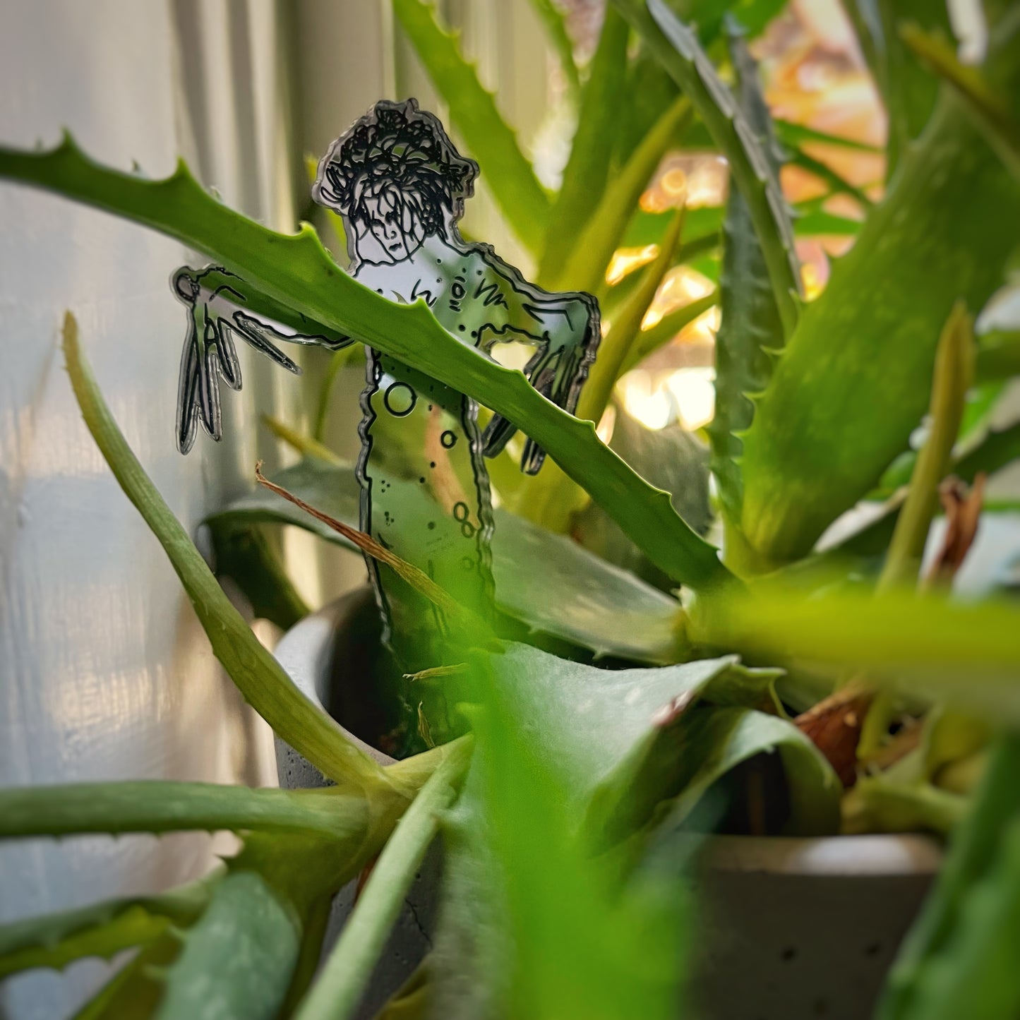 Edward Scissorhands Inspired Plant Stake