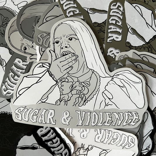 Poor Things "Sugar & Violence" Bella Baxter Sticker