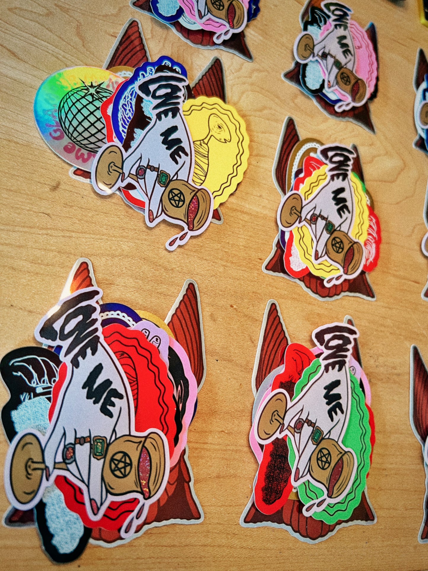 Movie Themed Sticker Pack - 10 Stickers