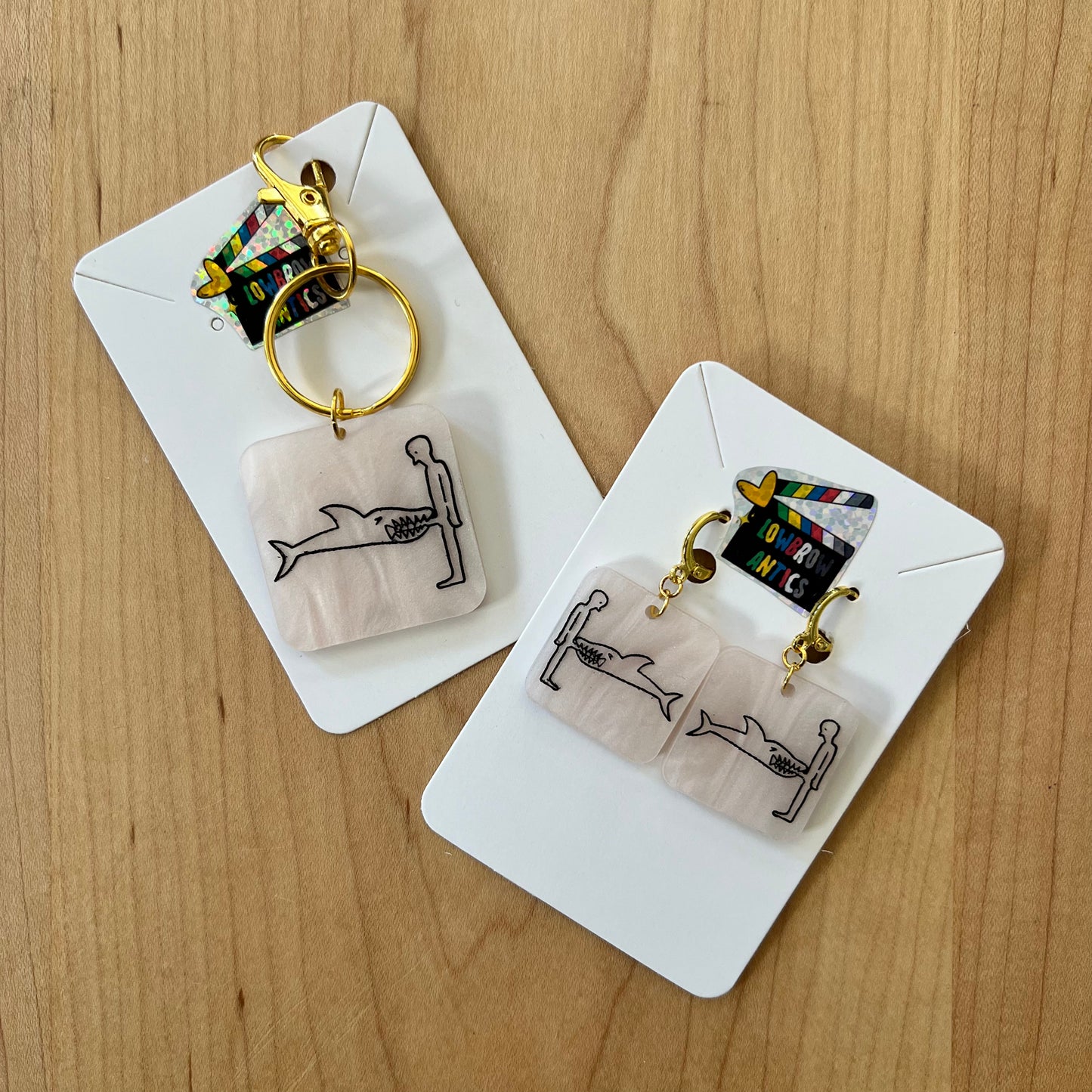 Bathroom Graffiti After Hours Inspired Earrings, Pins, & Keychains