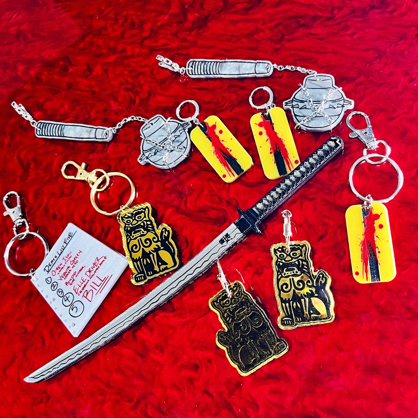 Kill Bill Inspired Go-Go Mace Earrings (((PRE-ORDER)))