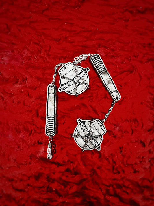 Kill Bill Inspired Go-Go Mace Earrings (((PRE-ORDER)))