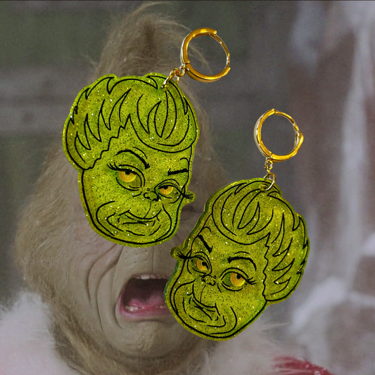 Grinch Baby Earrings & Ornaments