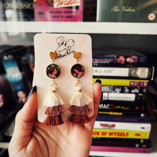 Harold & Maude Inspired Fringe Earrings