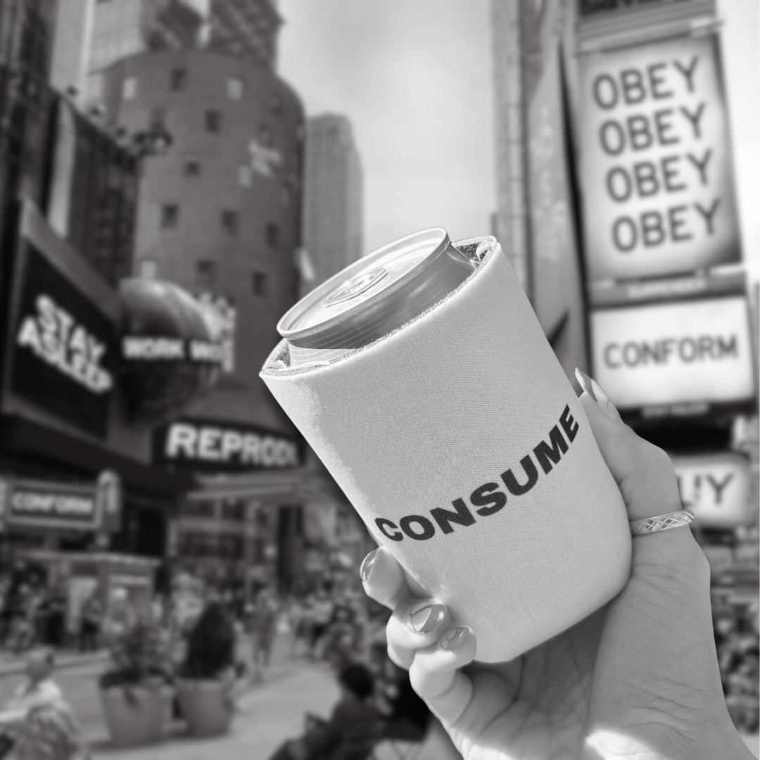 CONSUME They Live Illustrated Can Cooler