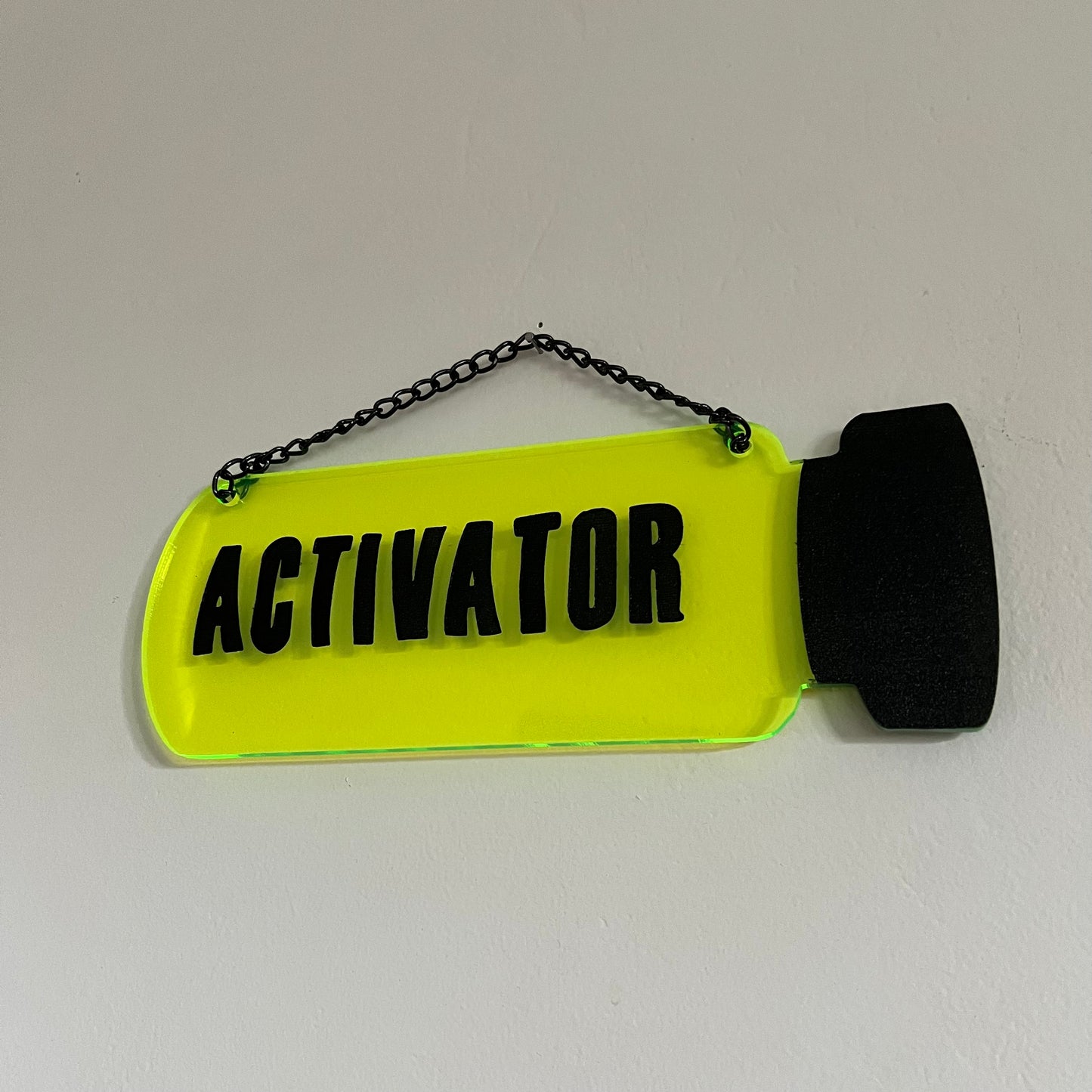 The Substance Collection - Activator Bottle Wall Hanging