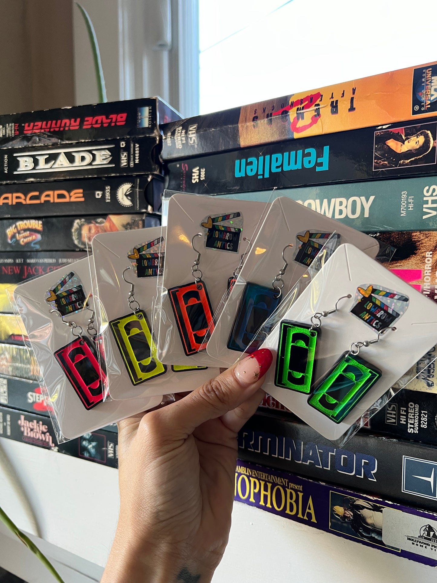 VHS Tape Earring & Keychain BLIND BAGS