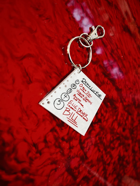 Kill Bill Inspired List Keychains (((PRE-ORDER)))