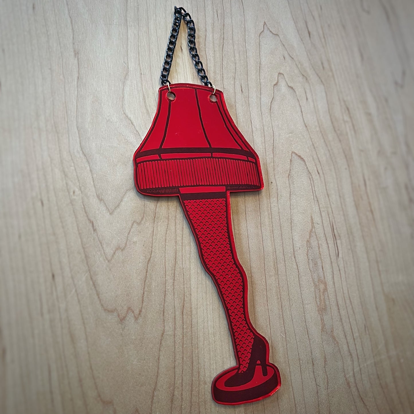 A Christmas Story Inspired Leg Lamp Wall Art