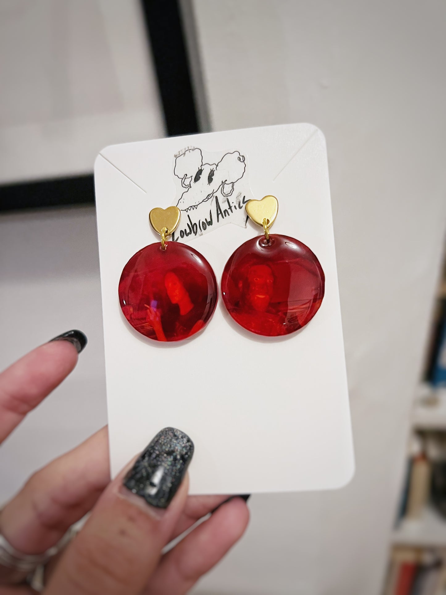 Mandy Inspired Heart Stud Earrings