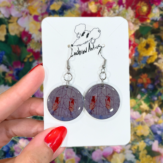 Midsommar Rock Scene Earrings – Folk Horror-Inspired Jewelry