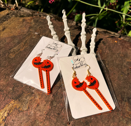 Sam’s Lollipops Trick R Treat Inspired Earrings