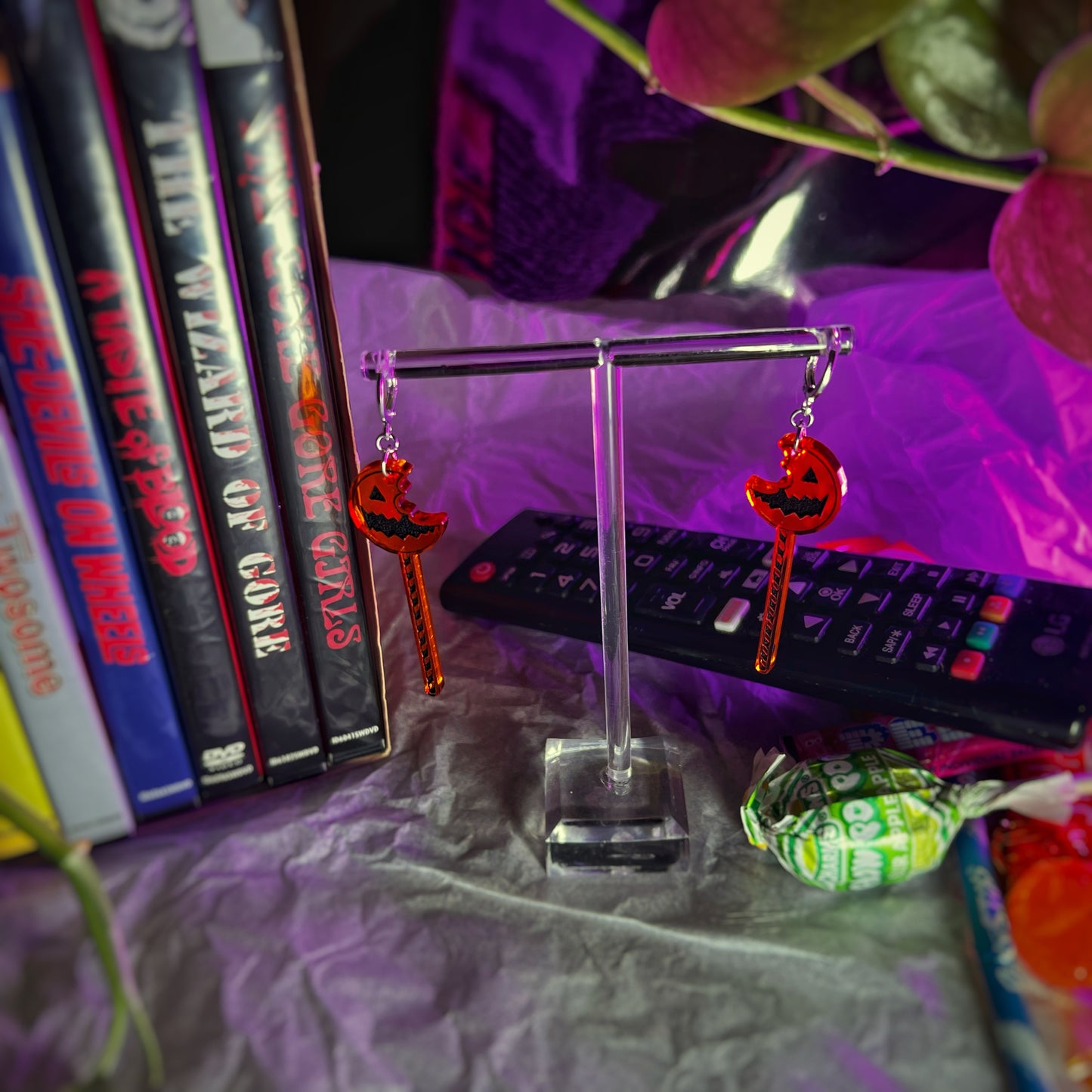 Sam’s Lollipops Trick R Treat Inspired Earrings