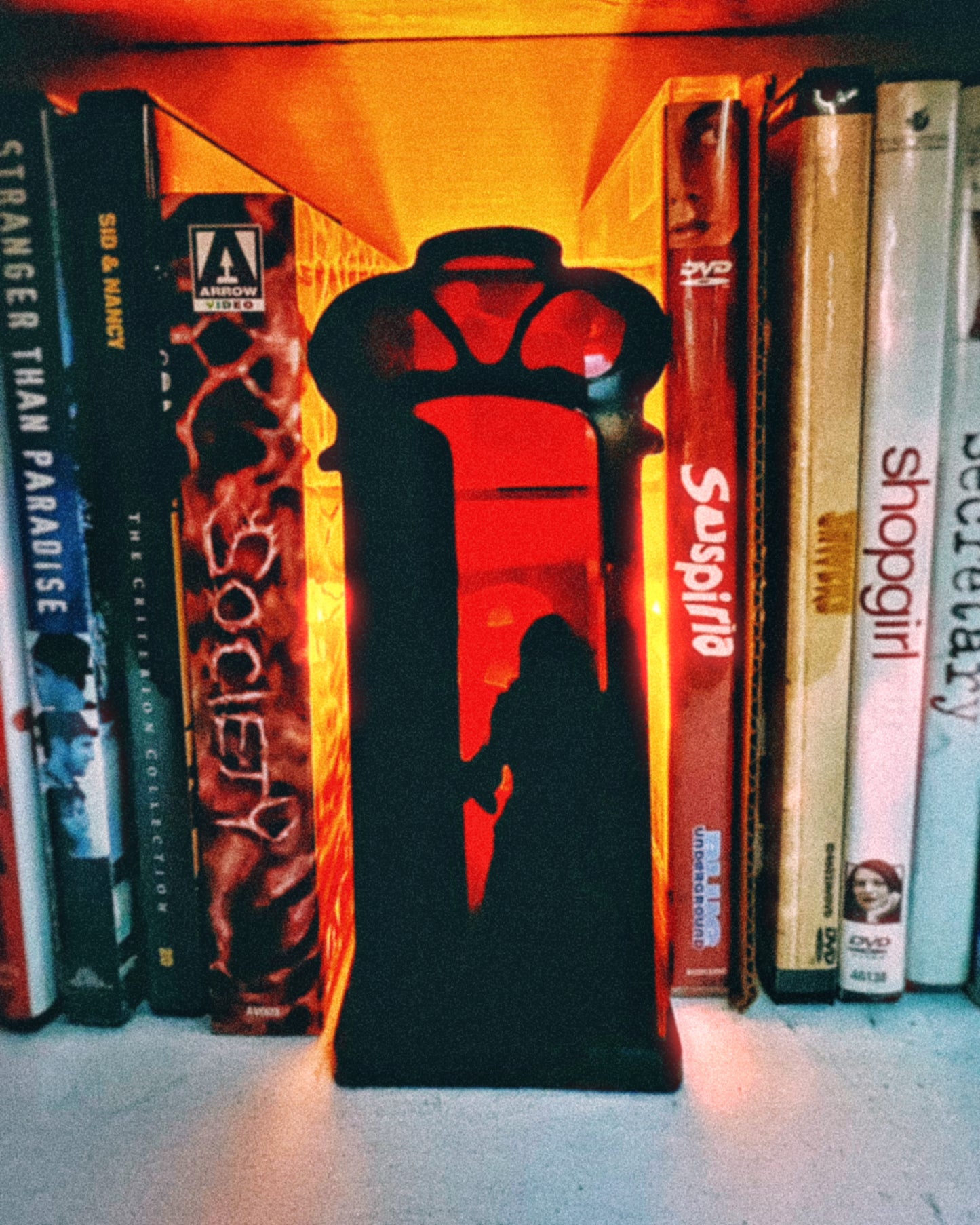 Suspiria Inspired Glowing Door Candle Holder/ "Movie Nook"