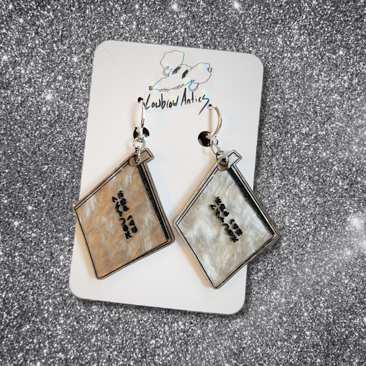 To Serve Man Earrings (Twilight Zone Inspired Collection)