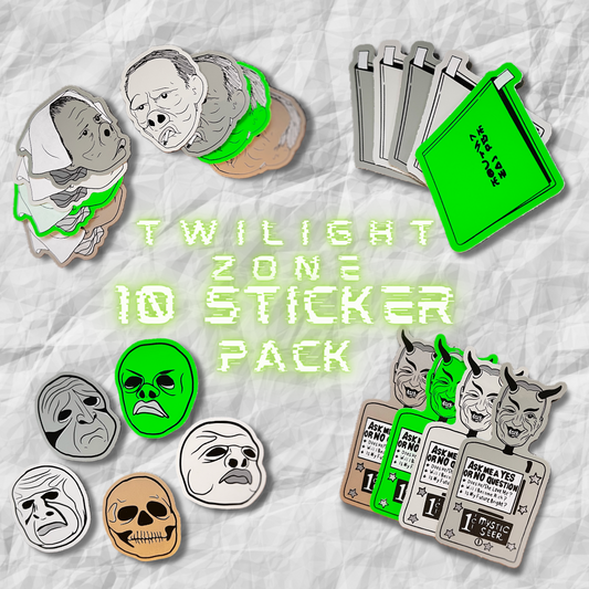 Twilight Zone Inspired Sticker Pack