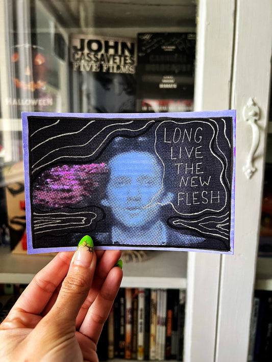 Videodrome Handmade Postcard